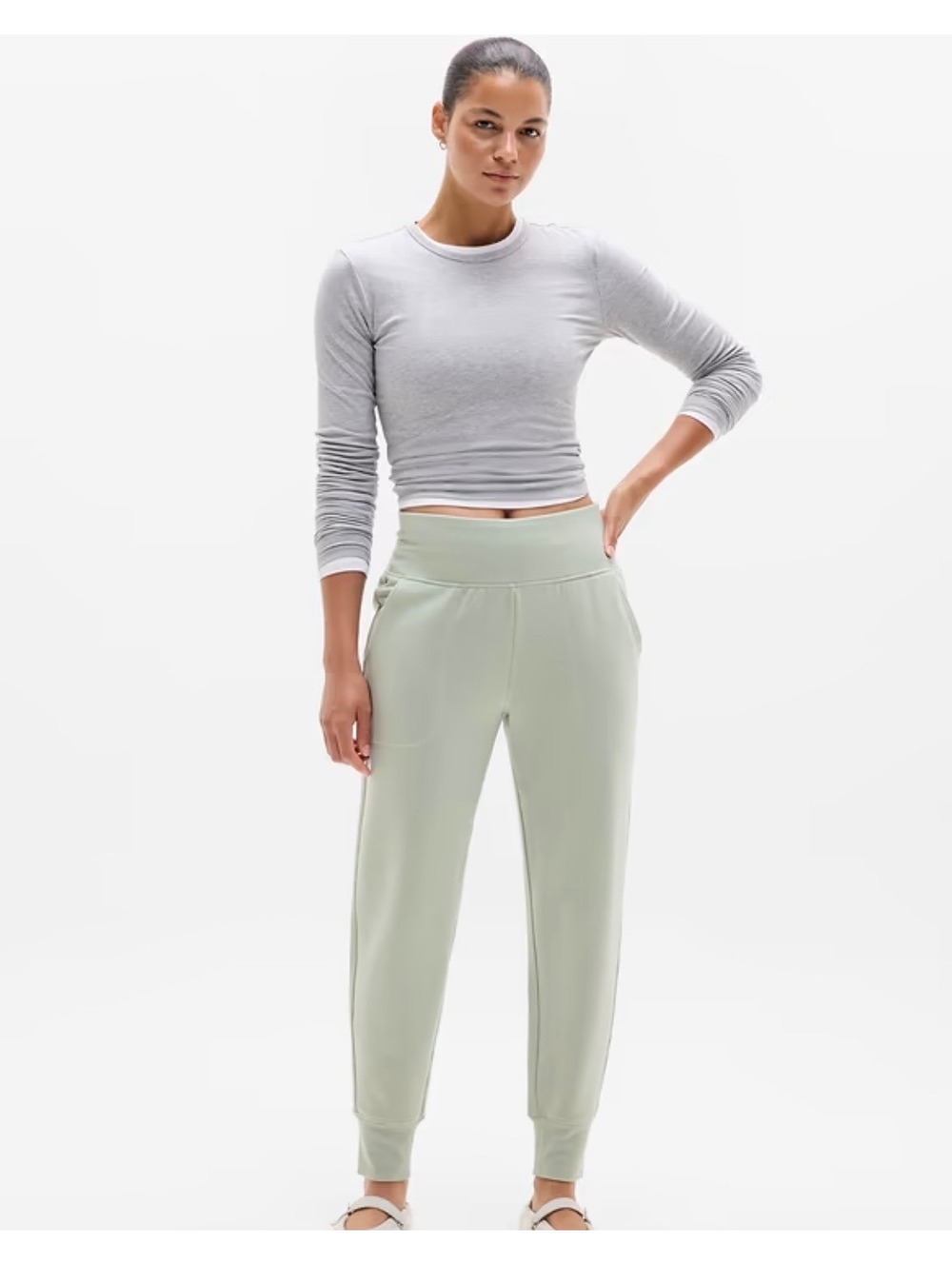 NWT Athleta Coastal Luxe High Rise Jogger in Vera size L